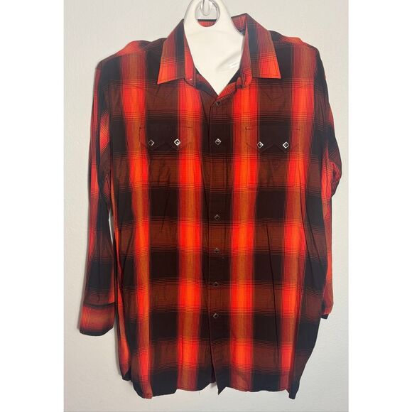 Panhandle Slim BROOKS AND DUNN COLLECTION  Western Shirt XXL Square Pearl Snap - Picture 2 of 6